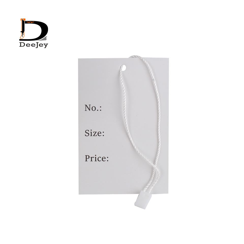 200 unids/lote de etiquetas colgantes para ropa, zapatos, bolsas, 4,5x8cm, aplicación universal para inventario