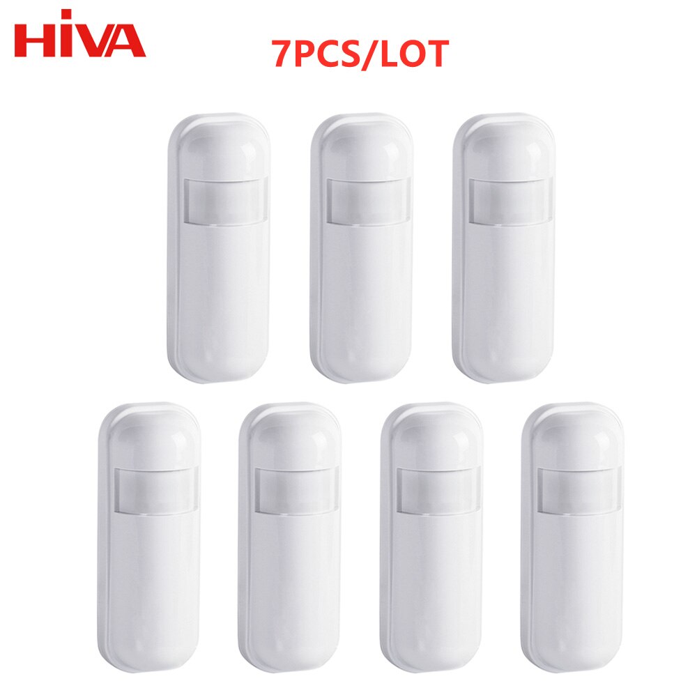 433MHz Motion Sensor Wireless Mini PIR Infrared Detector for Home Alarm System Burglar Security Alarm Kits: Silver