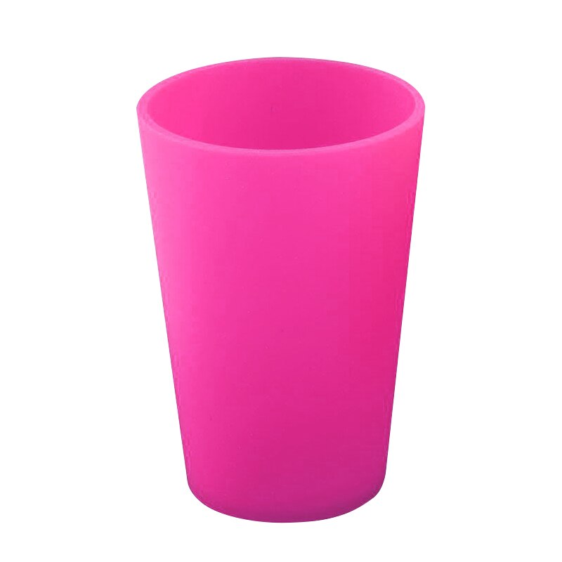 370ml Anti-vervorming Vouwen Siliconen Bier Mokken Draagbare Wijn Water Cups Praktische Drinkware voor Feesten en Dagelijks Gebruik: pink