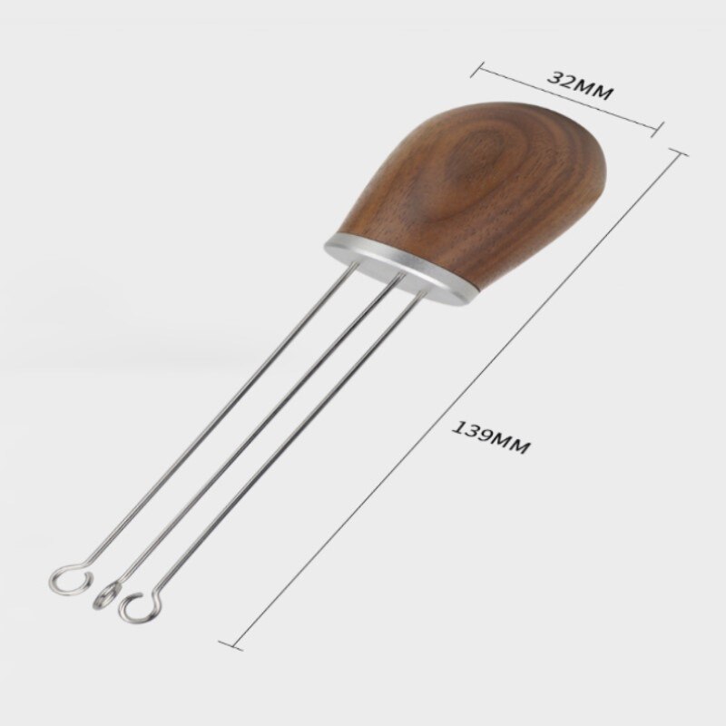 Edelstahl Kaffee Tuch Pulver Nadel Espresso Maschine Hilfs Kaffee Pulver Verteiler Ausrügestochen Nadel Tuch Pulver