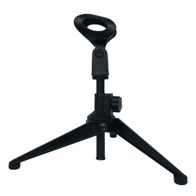 Microphone Stand Desktop Tripod Stand Wired Wireless Microphone Stand Desktop: Default Title