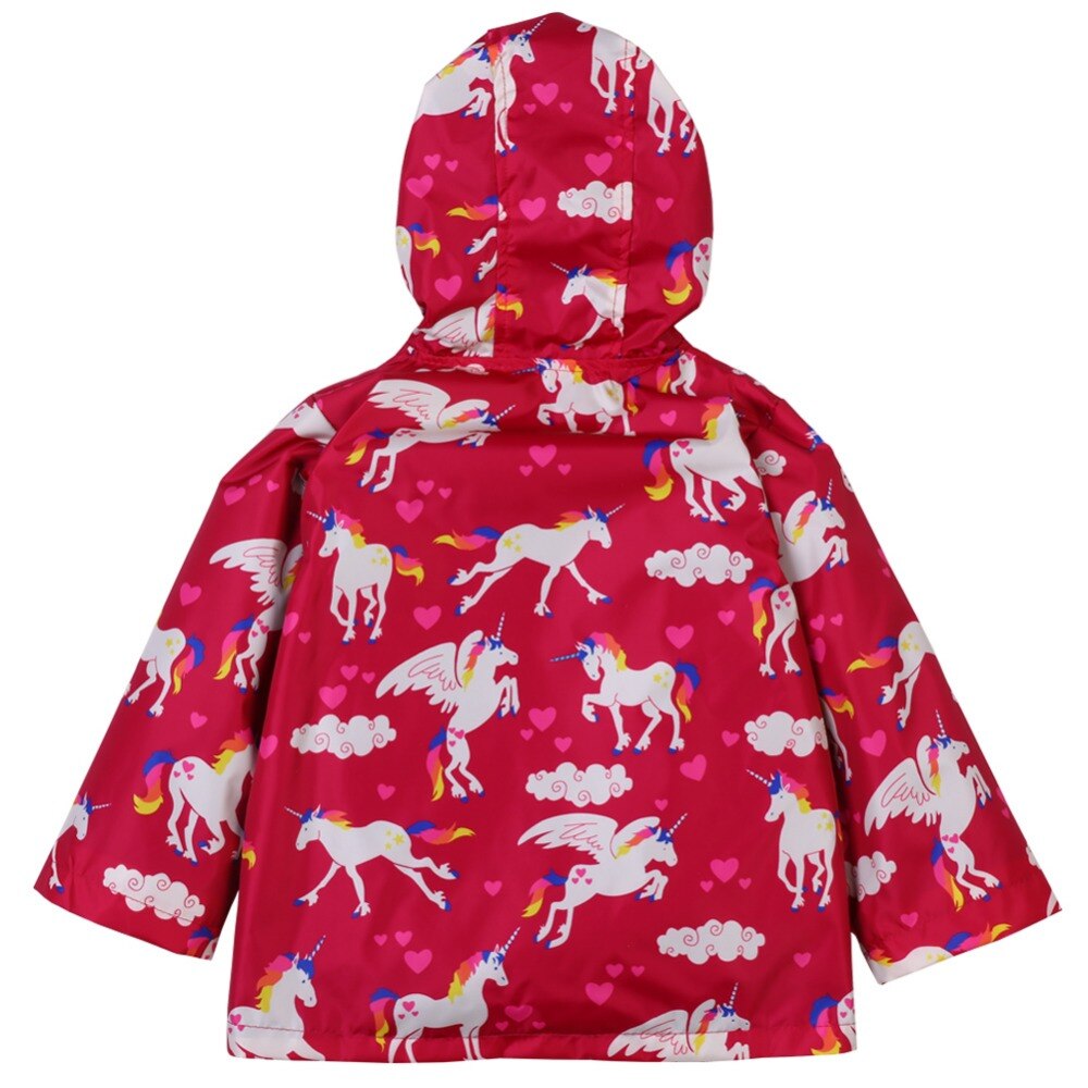 KEAIYOUHUO-Trench-Coat pour petites filles | Veste de printemps-automne coupe-vent, manteau imperméable, vêtements d'extérieur pour enfants