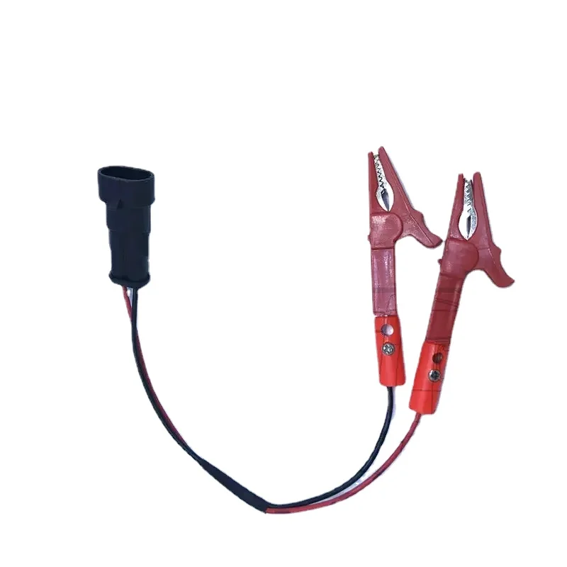 Injektor magnetventil stik ledningsnet stik han- og hunled krokodilleklemme til common rai testbænk