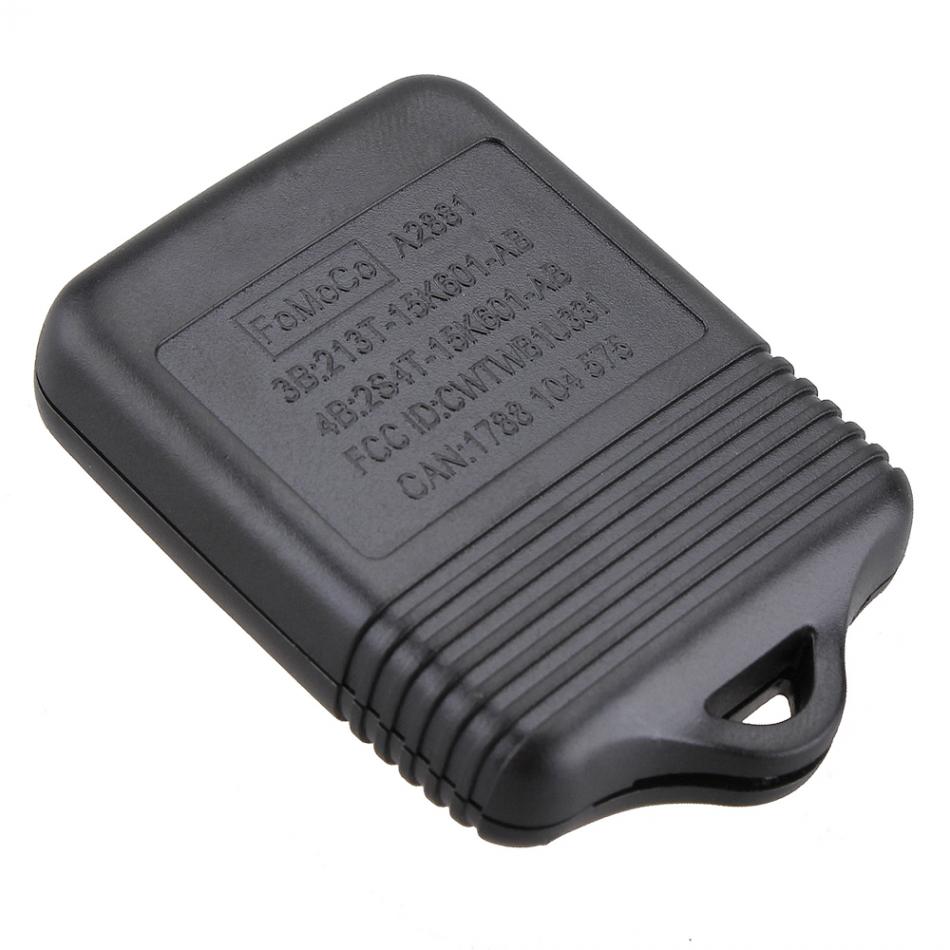 Black 4 Buttons Durable Keyless Entry Replacement Car Auto Key Remote Fob Shell Case Suitable for Ford / Cars / Vehicles