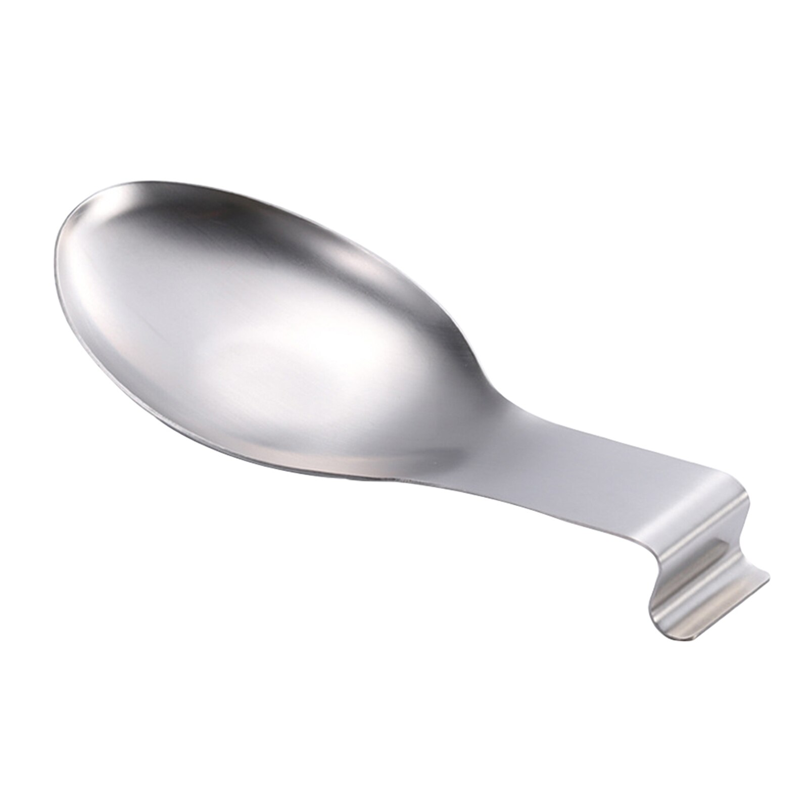 Wall Hanging Home Brushed Finish Kitchen Storage Stainless Steel Dishwasher Safe Desktop Spatula Holder Spoon Rest Rustproof