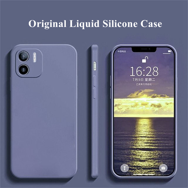 Funda para Xiaomi Redmi A2 A1 A2 + A1 + funda suave y Original de silicona líquida