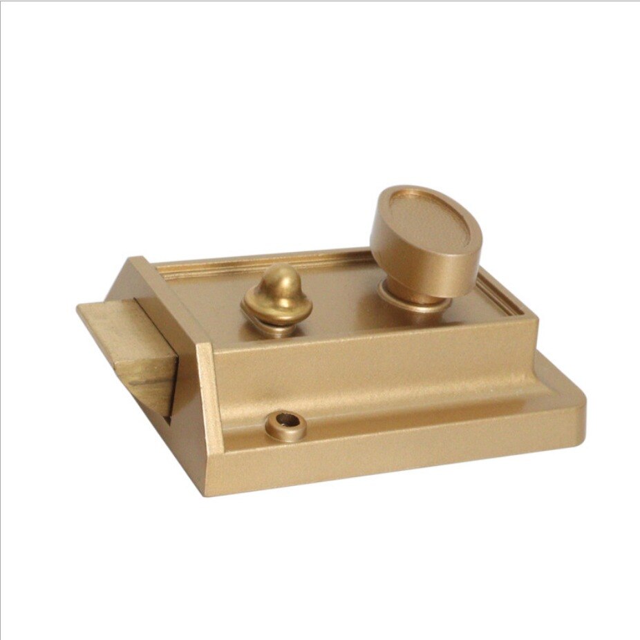 Old-fashioned door locks, wooden doors, iron door anti-theft locks, interior door aluminum alloy locks, spring locks