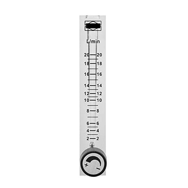 Fashionflowmeter, LZQ-7 Flowmeter 2-20LPM Flowmeter Met Regelklep Voor Zuurstof Lucht Gas