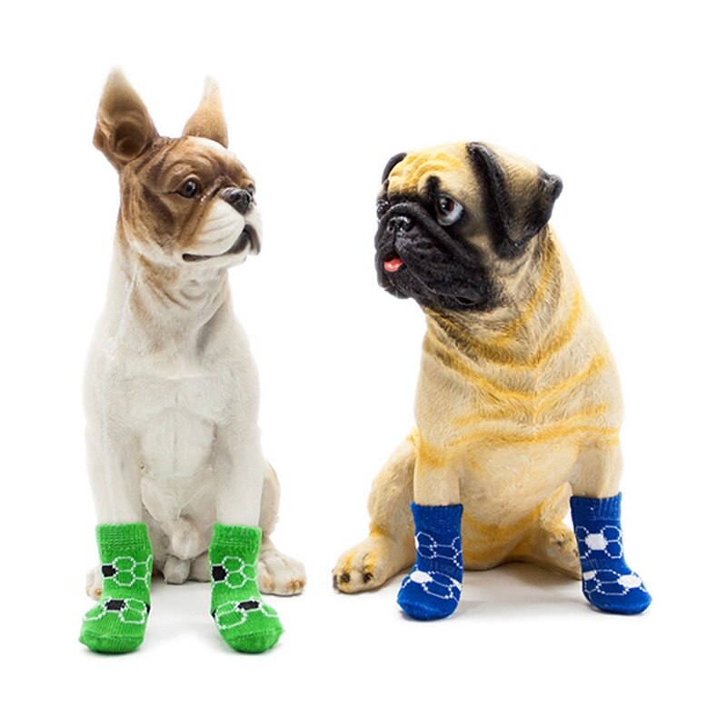 Pet Dog Stocking Cute Dogs Cotton Socks Pet Winter Warm Socks Dog Paw Protection Socks Pet Booties Supplies