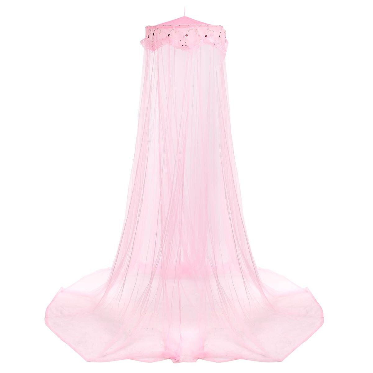 Canopy Mosquito Net For Double Bed Mosquito Repellent Tent Insect Reject Canopy Bed Curtain Bed Tent: pink