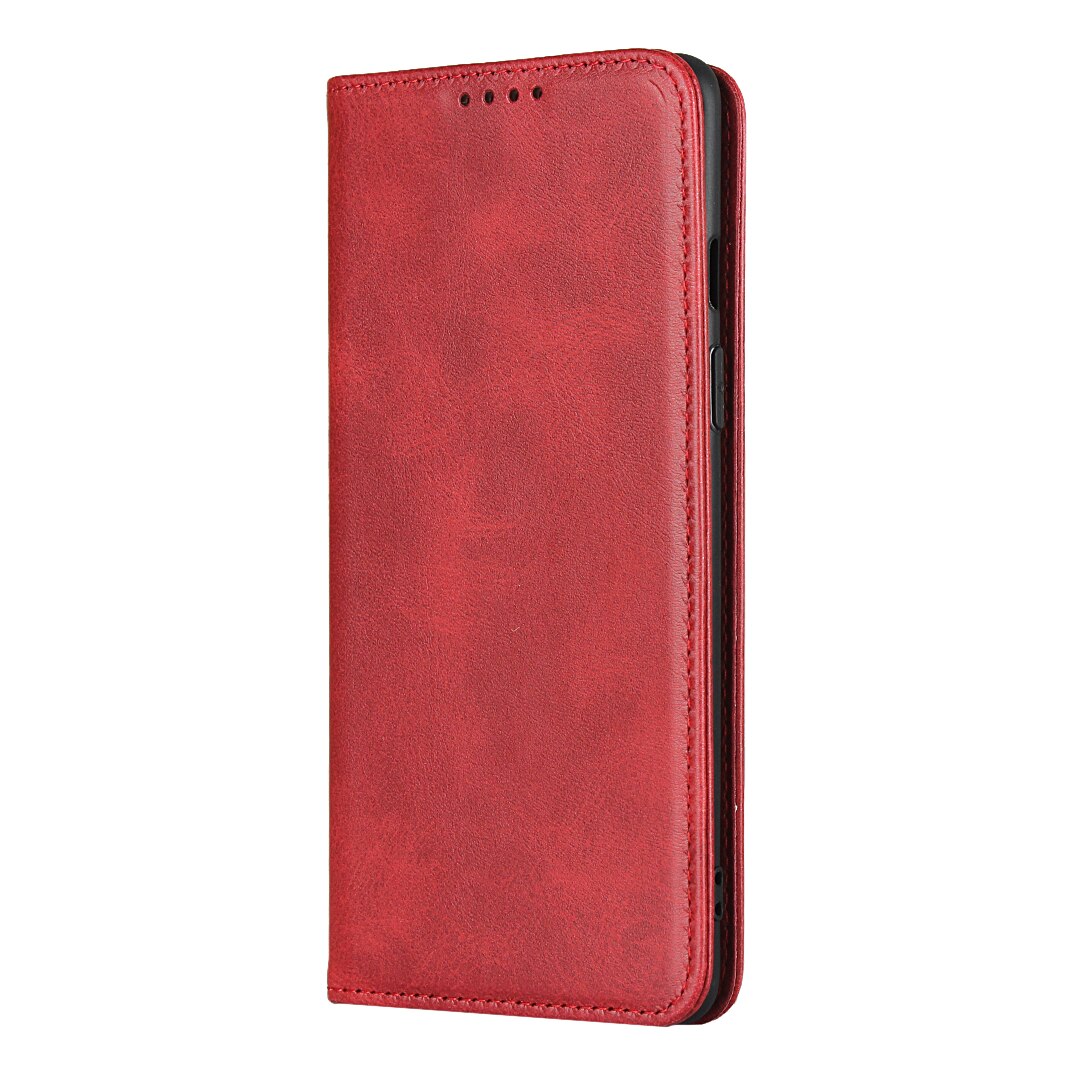 Custodia in pelle Per Oneplus 8 Pro 1 + One Plus 8 Pro caso di Vibrazione del supporto di carta Fondina di attrazione Magnetica Della Copertura cassa Del Raccoglitore Della Cassa: for Oneplus 8 / Rosso / Only Case