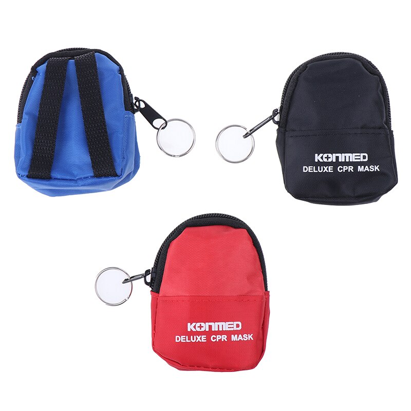 1set Disposable Portable First Aid CPR Breathing Mask Mini Emergency Bag For Car Home Picnic Camping Travelling Outdoor Rescue