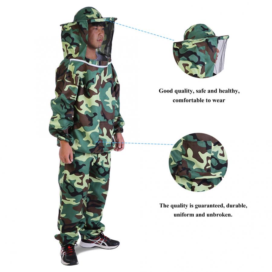 Beekeeping Protective Suit Bee Keeping Beekeeper Equipment Anti Bee Beekeeper Suit Unisex Beekeeping Suit