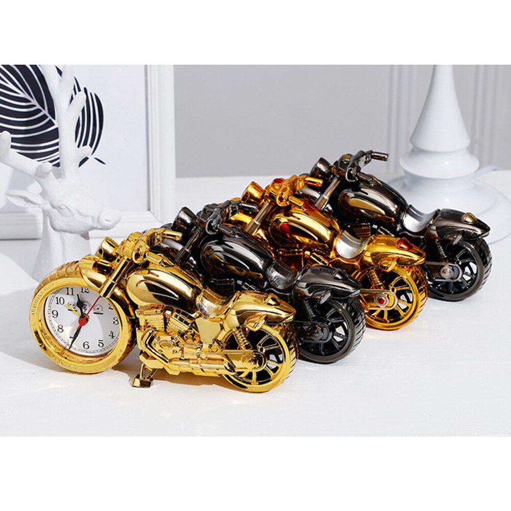 moto moto motif réveil bureau horloge créative maison anniversaire Cool horloge