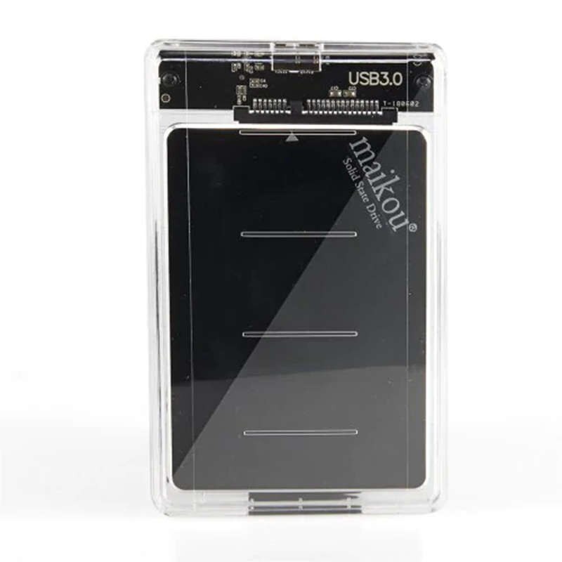 Maikou Usb3.0 2 In 1 2,5 Zoll Sata3 6 Gb/S Mobile Solid State Drive Schwarz 60Gb