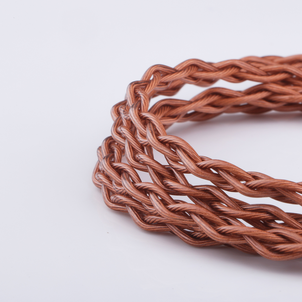 PULA High-purity Copper Pluggable MMCX Earphone Cables 0.78 2Pin Headphone Upgrade Cable 2.5mm3.5mm4.4mm Balanced Head IEM