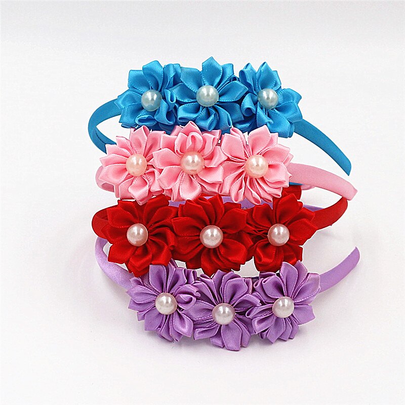Hairband Pearl Flower Hair Accessories Hairbands beautiful hair hoop hair Princess Headbands Girls Hair Accessories