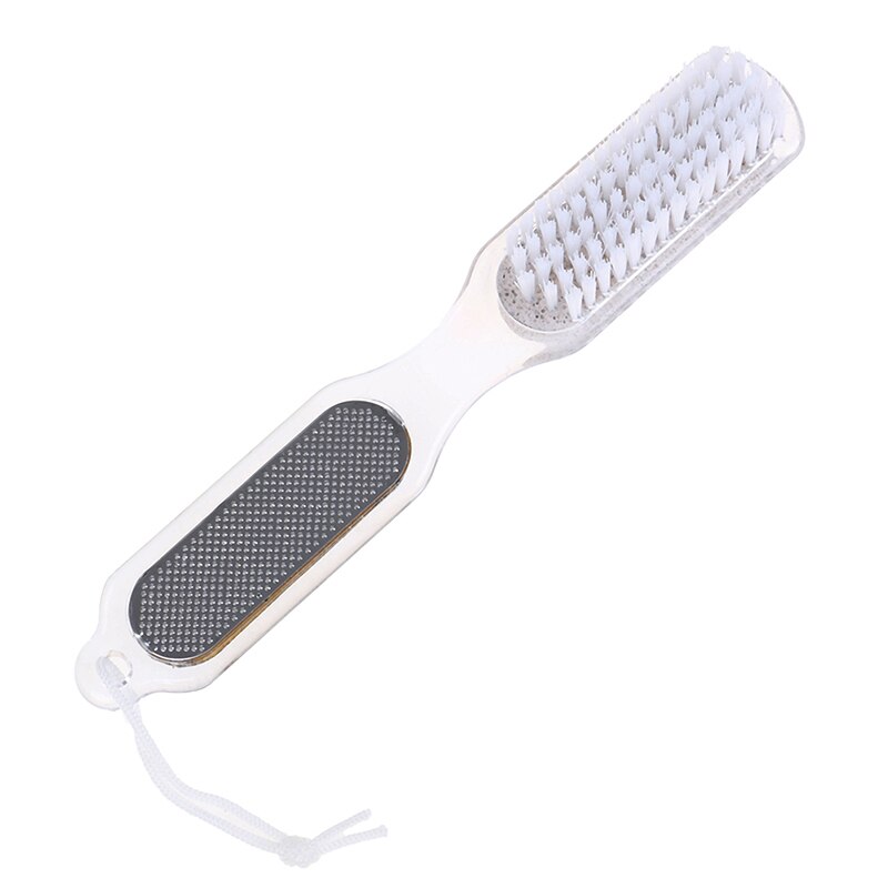 4 sideskrubbebørster eksfolierende spa-bruser fjern død hud fodplejeværktøj fodbørste skrubbe fødder massage pedicure værktøj