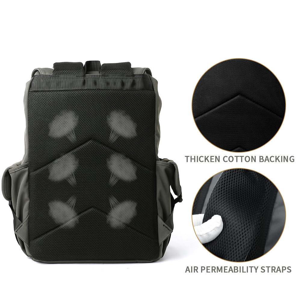 Drawstring Backpack for Men Oxford Waterproof 17.3 inch Laptop Mochila Large Capacity Travel Durable College Backpack
