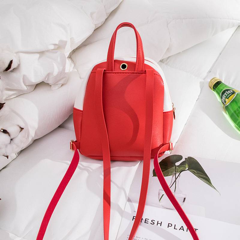 Vento Marea cuir Mini sac à dos pour adolescente rouge petit sac à dos sac à main de créateur femmes sac Simple sac à bandoulière Mochila