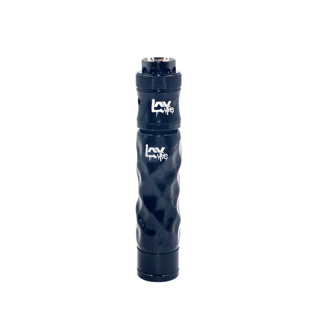 E Cigarette AV Mechanical Mod Avidlyfe Mod Kit Avid Lyfe Twist Mech Mod 18650 Battery with 510 Thread Drip Atomizer Vaporizer: Black