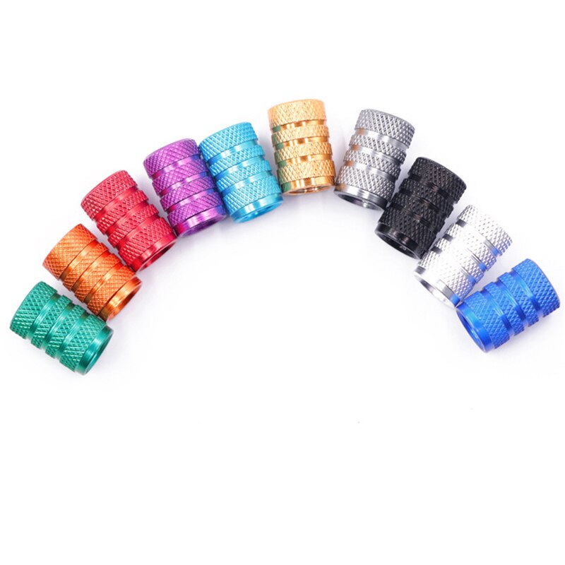 4PC /1PC Universal Dustproof Aluminium Alloy Bicycle Cap Wheel Tire Covered Car Truck Tube Tyre Bike Accessories 10 Colors