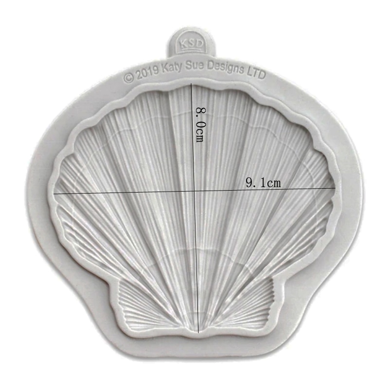 Clam Shell Silicone Mold Fondant Cakes Decorating Tools Silicone Mould Sugarcraft Chocolate Baking Tool For Cakes Gumpaste Form
