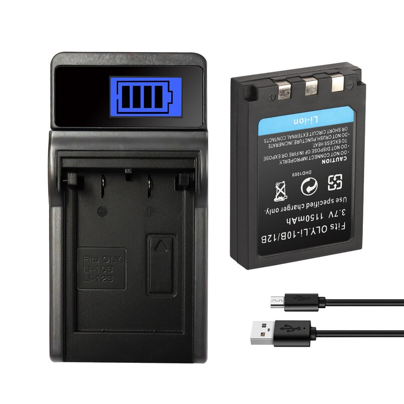 Li-12B /Li-10B Battery For OLYMPUS U-300 400 410 500 600 800 810 1000 C-760 765 70 C470 D590 Camera Batteries 1150mAh 10B 12B