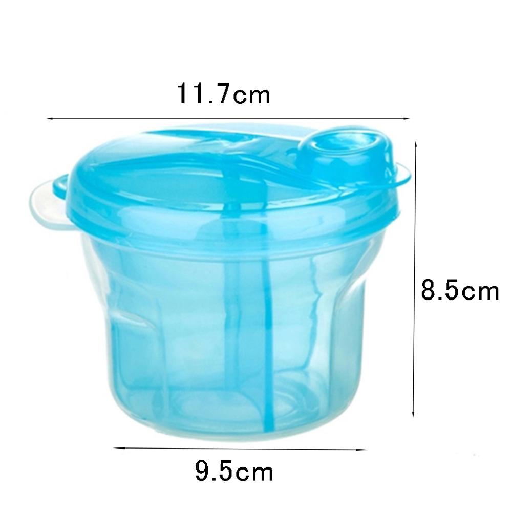Hoge Capaciteit Baby Melkpoeder Container Melkpoeder Container Babyvoeding Opbergdoos Dubbele Laag Zuigelingen Voeden Doos Voor Pasgeboren: as picture