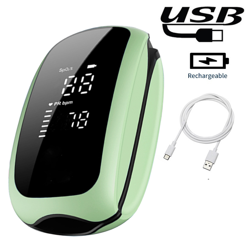 Bracelet d'oxymètre médical Rechargeable, lanière, oxymètre de pouls du bout des doigts, moniteur de Saturation en oxygène dans le sang, affichage numérique LED pour enfant: 2