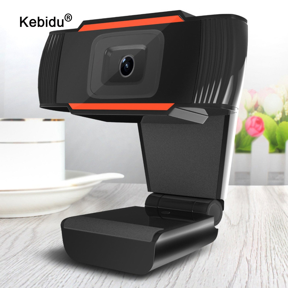 Kebidu Hd 1080P Usb Camera High Definition Webcam Met Mic Clip-On Camera Ondersteuning Voor Windows Xp win2003 Win7 8 10