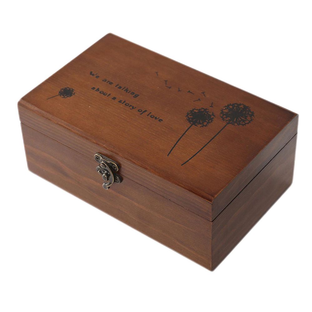 Wooden Vintage Needle Thread Box Household Sewing Empty Basket Needle Thread Storage Case Organizer DIY Sewing Kit Tools: Light Grey