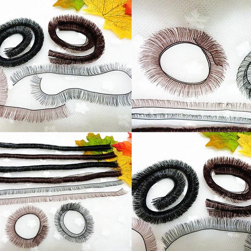 Baby eyelashes DIY long eyelashes false eyelashes beauty rebirth baby accessories baby toys kids