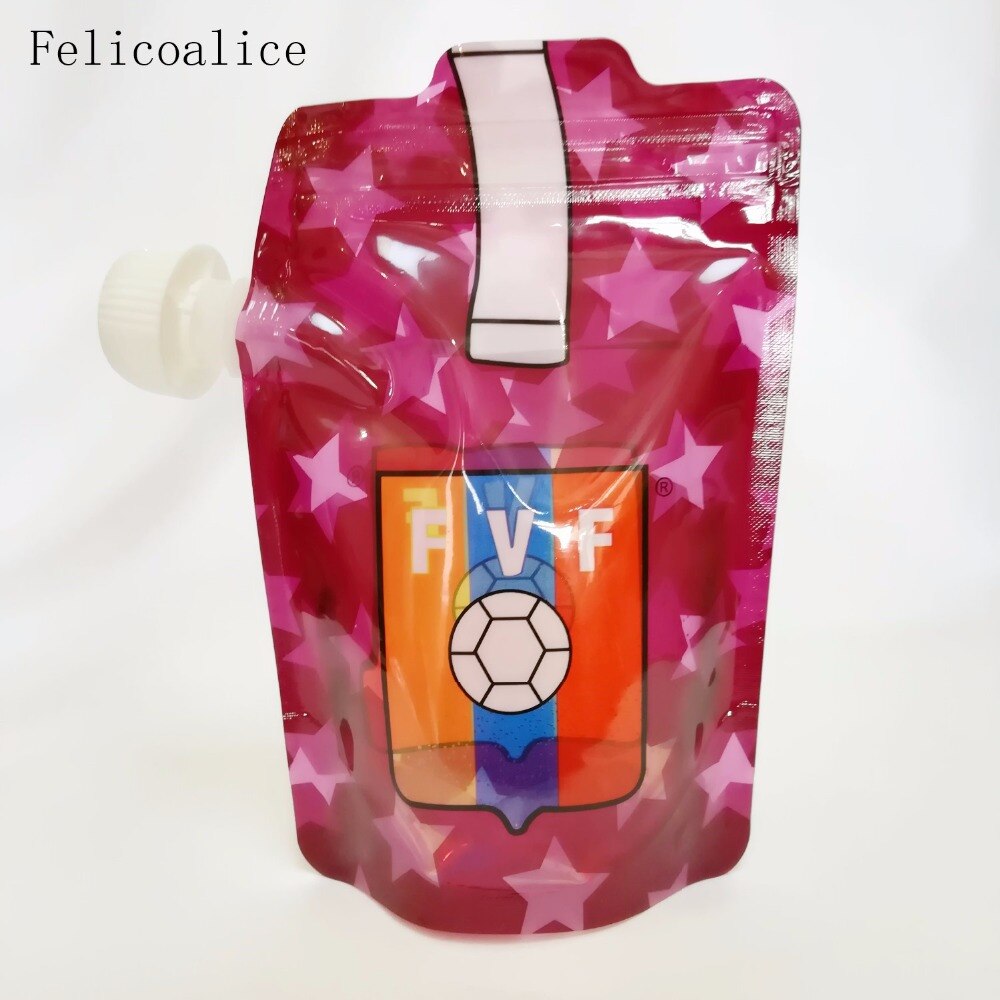 Bolsa de plástico para alimentos reutilizable, sin BPA, para exprimir batidos, con cierre rellenable