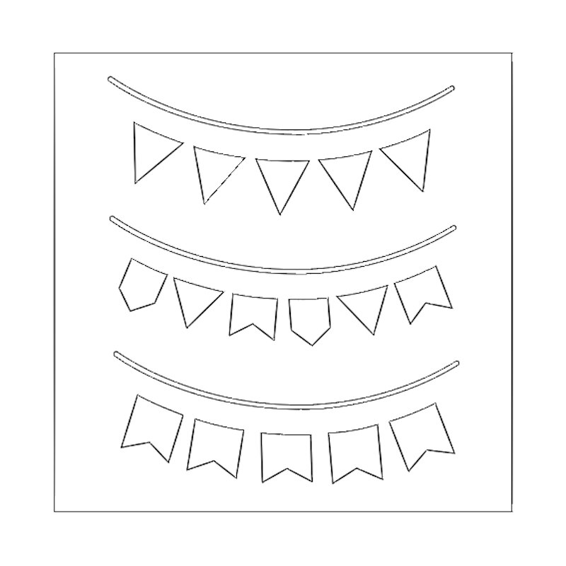 Drawing Sheet Star Square Flower Lace Scrapbooking Card Album Making DIY Crafts Stencil Embossing Plastic Stencil: 9