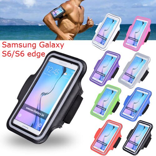 Gloednieuwe Telefoon Gevallen Brassard Sport Hardlopen Joggen Gym Armband Case Houder Brazalete Deportivo Voor Samsung Galaxy S6 S6 Rand