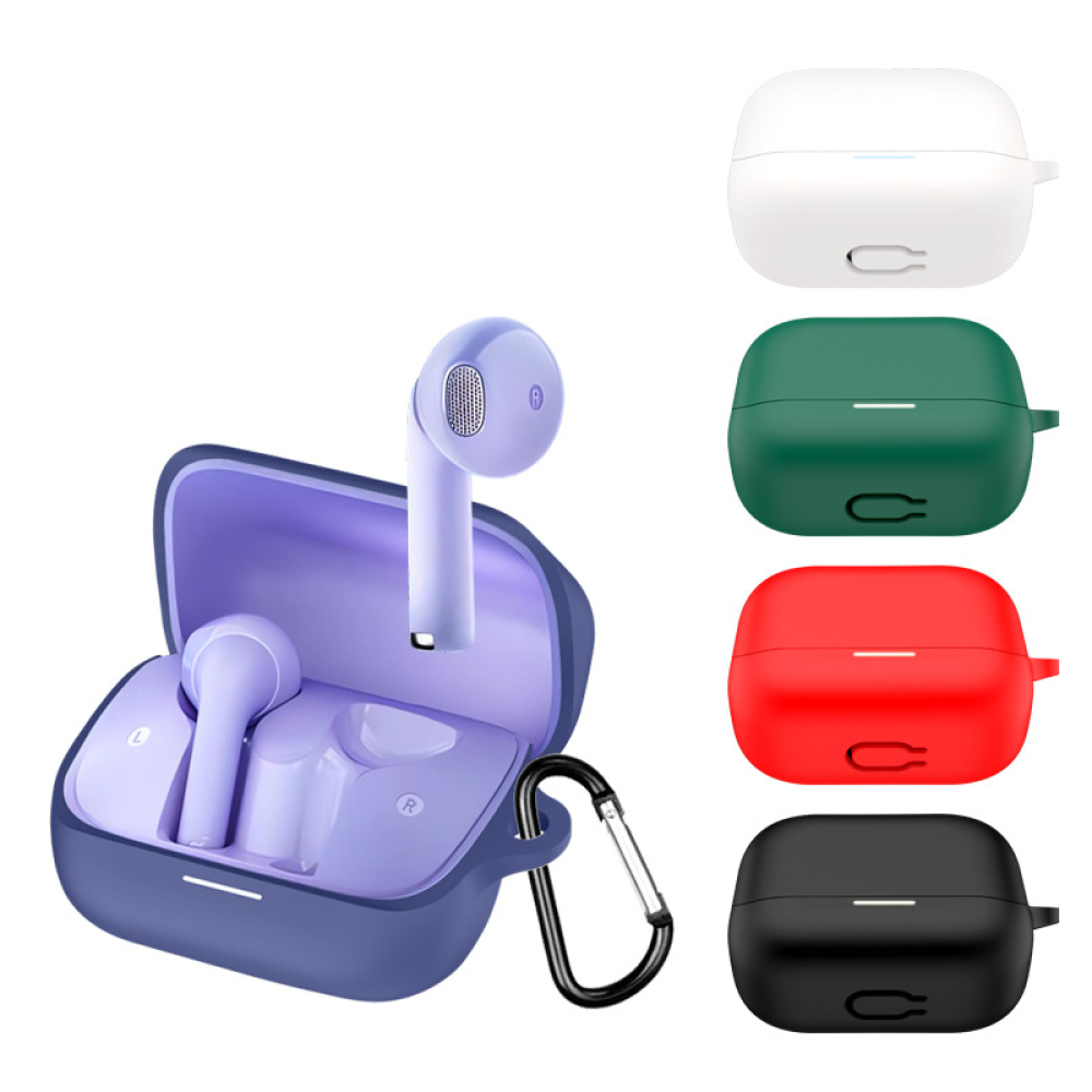 Voor Soundcore K20i hoofdtelefoonhoes siliconen hoes val- en stofdicht hoofdtelefoonhoesje