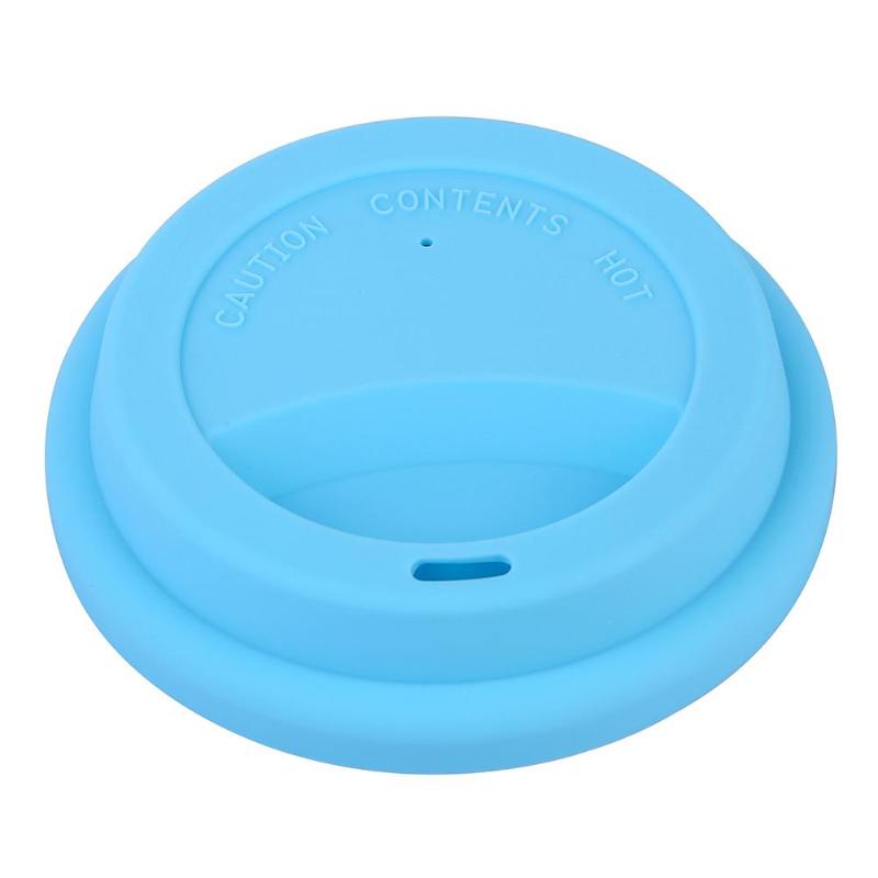 Tapa de taza de silicona gruesa reutilizable Anti-polvo aislante cubierta de taza de té de café resistente al calor seguro saludable tapa de silicona: C