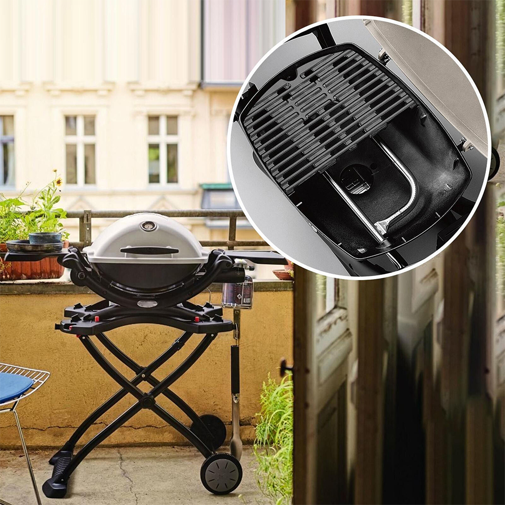 Grill Brænder Udskiftning 304 Rustfrit Stål Varmeelement Top Grill Brænder Del til Weber Q100 Q120 Q1000 Q1200 BabyQ