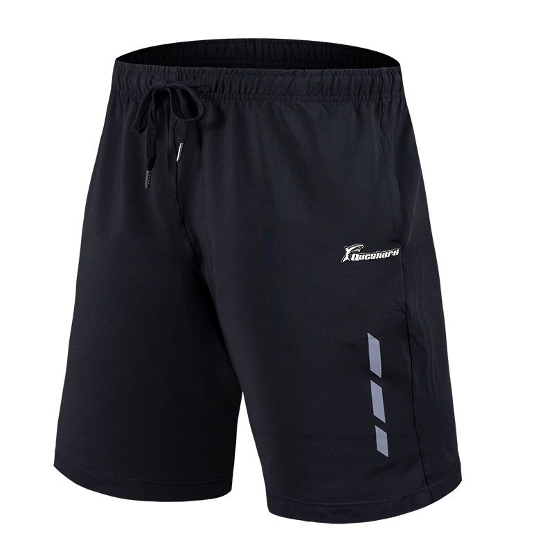 QUESHARK Riflettente Uomini di Calcio Basket Pantaloni di Scarsità Pantaloni di Fitness Estate Quick Dry Walking Runnning Formazione shorts: B / XXXL