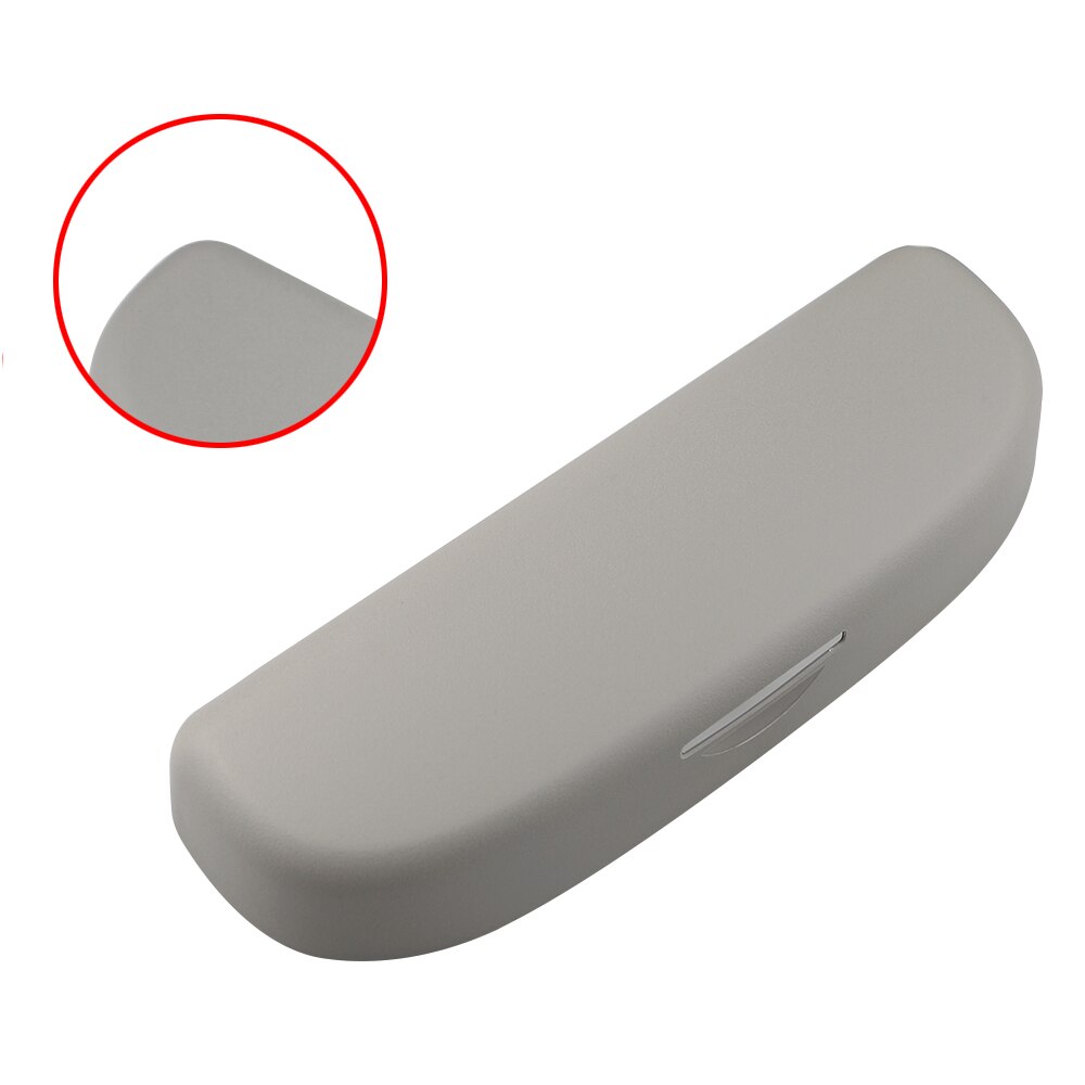 Carmilla 1 sett bilbrilleveske passer til skoda karoq kodiaq auto solbrilleholder boks tilbehør: Grå