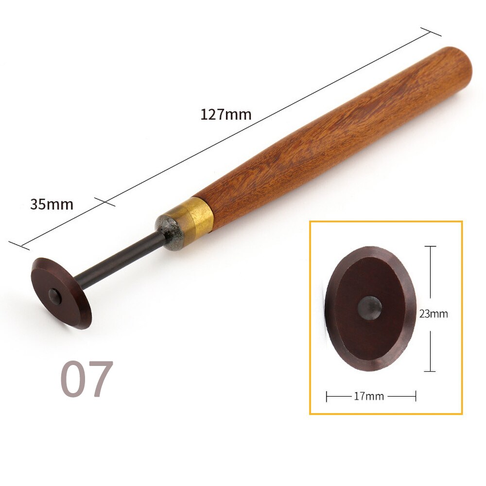 Herramientas de cerámica de caoba de , cuchillo de acero de tungsteno, escultura de arcilla con mango de madera, herramienta práctica de recorte, arte DIY: 07