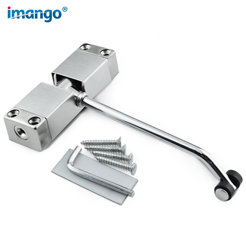 Easy Install Automatic Spring Door Closer,Small Door Catche 180 Degree Not Positioning Automatic Close The Door Fire Rated Aisle