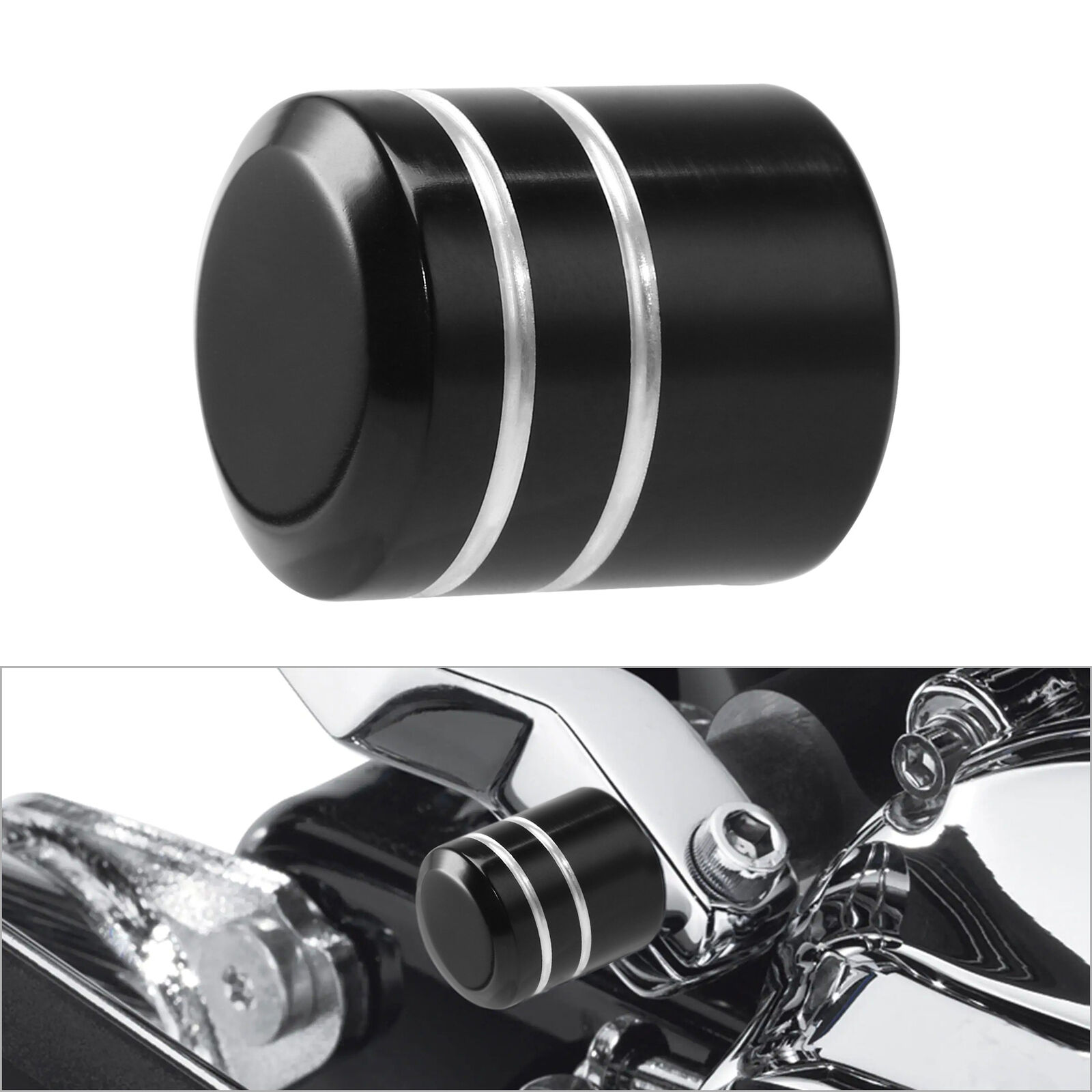 Motorcycle Inner Shift Shifter Arm Rod Lever Shaft Pedal Cover For Harley Street Glide Road King1984: Black Shaft Cover