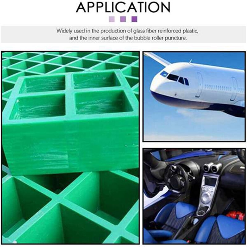 Kit de rouleaux verticaux en plastique renforcé de fibres de verre, 5 pièces, bandes de palette en aluminium, pour travaux de réparation de bateau et baignoire