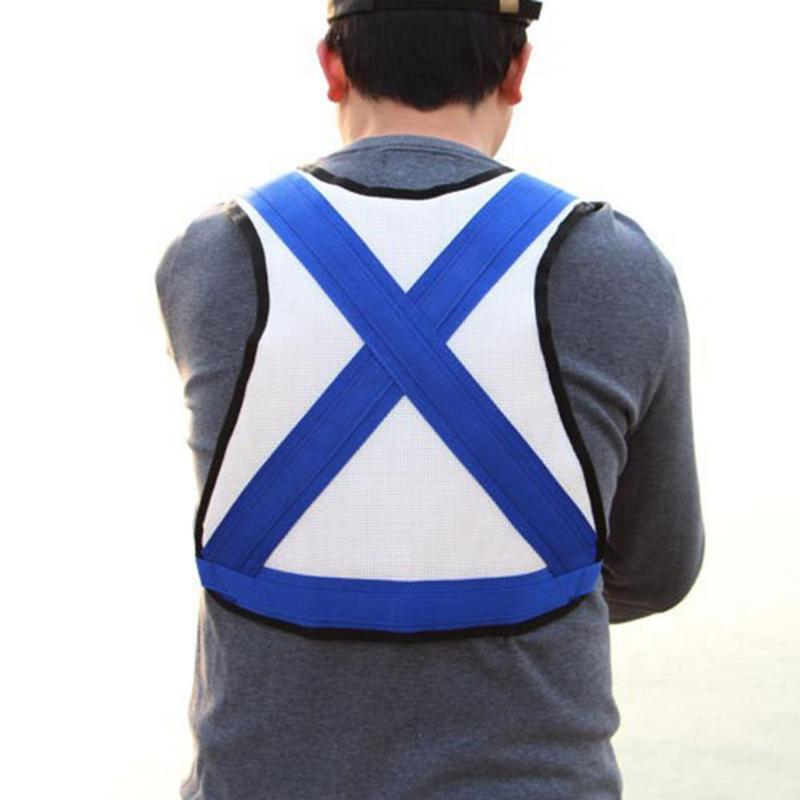 Chaleco de pesca, chaleco protector de cintura, cinturón de pesca, caña de pesca, Jigging, chaleco protector de cintura, soporte cardán 39cm * 49cm herramientas de pesca