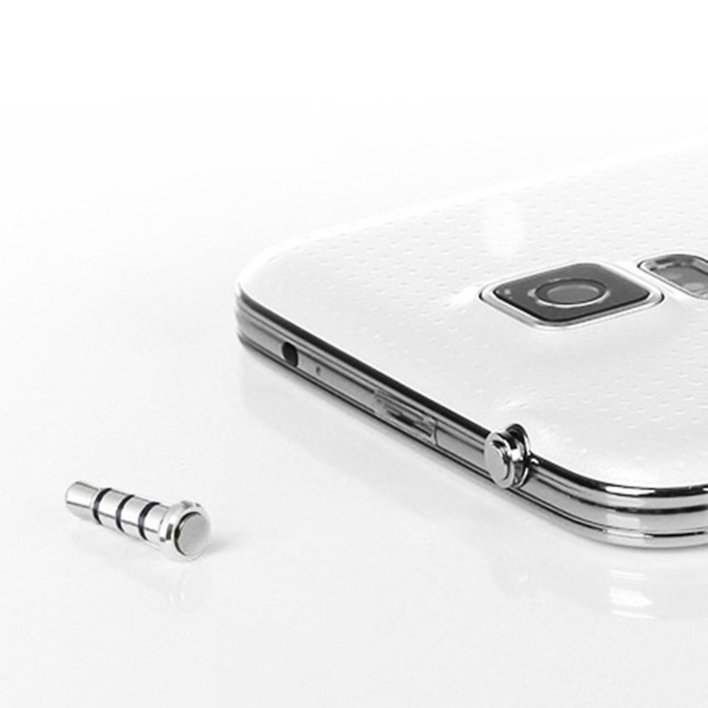 Button Smart Key For Smart Phone Dustproof Plug For Android Smartphone Dust Plug Key 3.5mm Earphone Jack