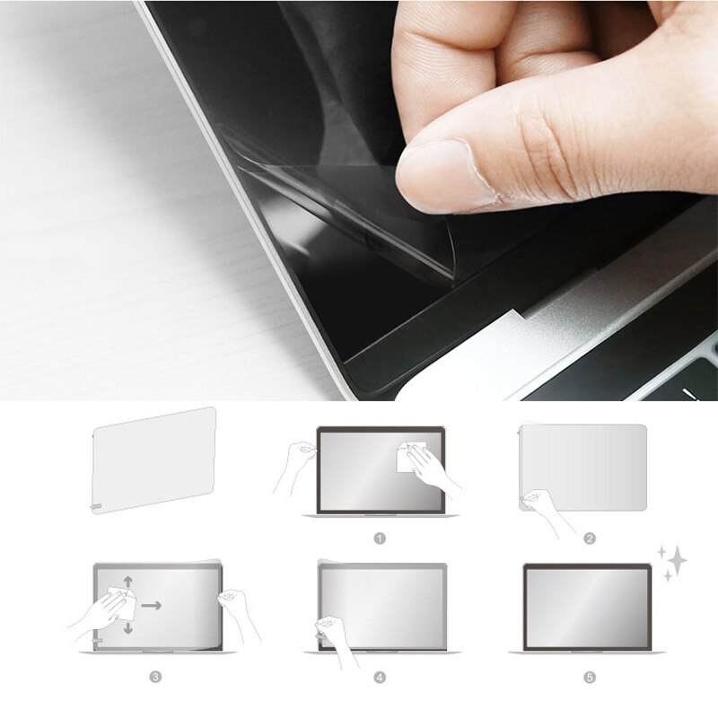 Glossy screen protector For Apple Macbook Air Retina Pro 13&quot; 15&quot; 16 A1932 A2289 A2179 A2251 A2141 Plastic HD Screen Film Sticker