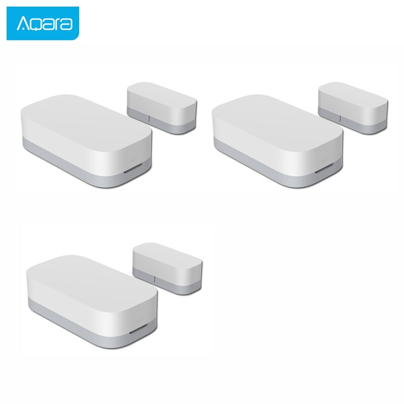 Aqara Deur Raam Sensor Zigbee Draadloze Verbinding Smart Mini Deur Raam Inbraakalarm Werken Met Android Ios App Controle Thuis: 3PCS