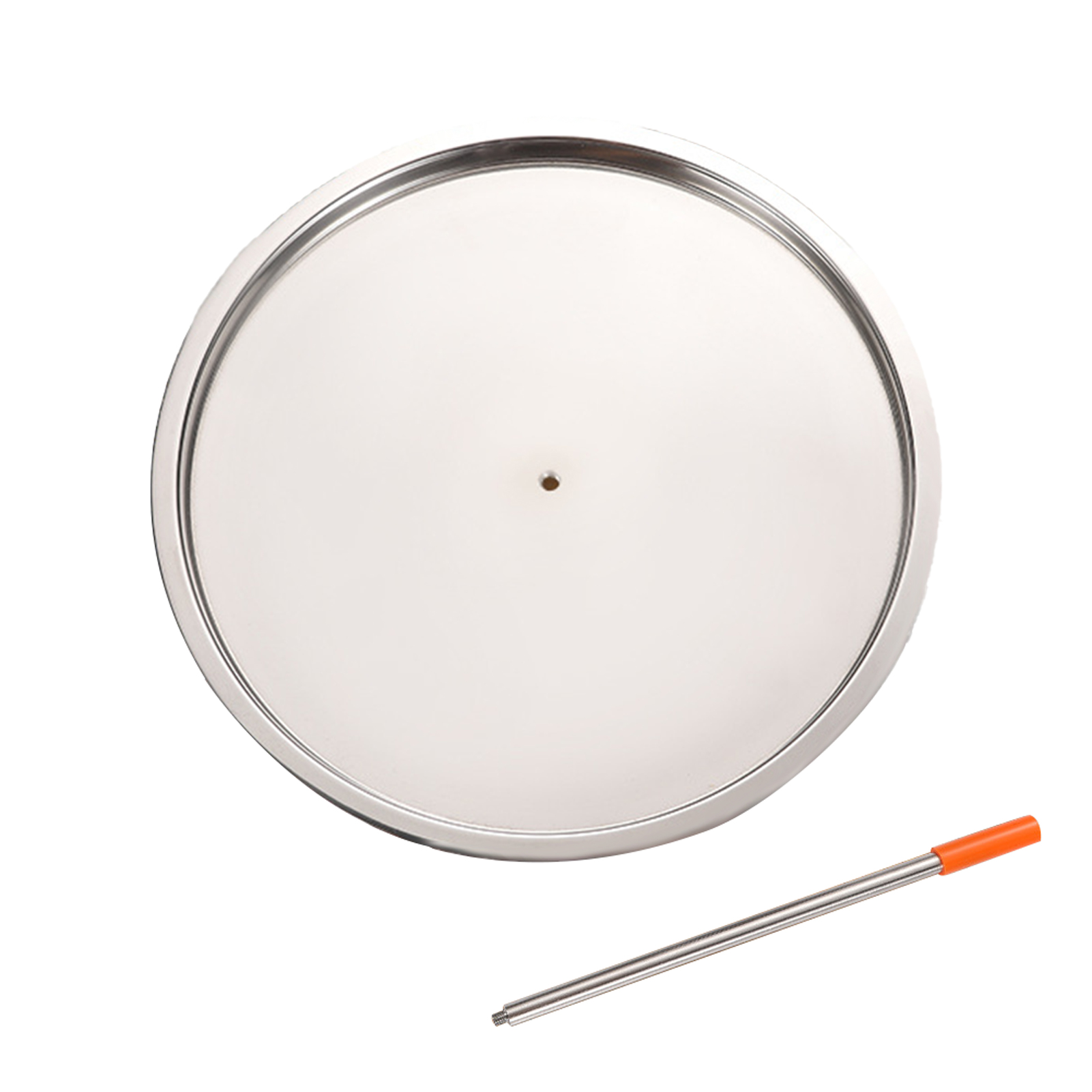 Brochette verticale debout avec poignée amovible pour grillades de poisson, barbecue pour poulet, avec Base en acier inoxydable
